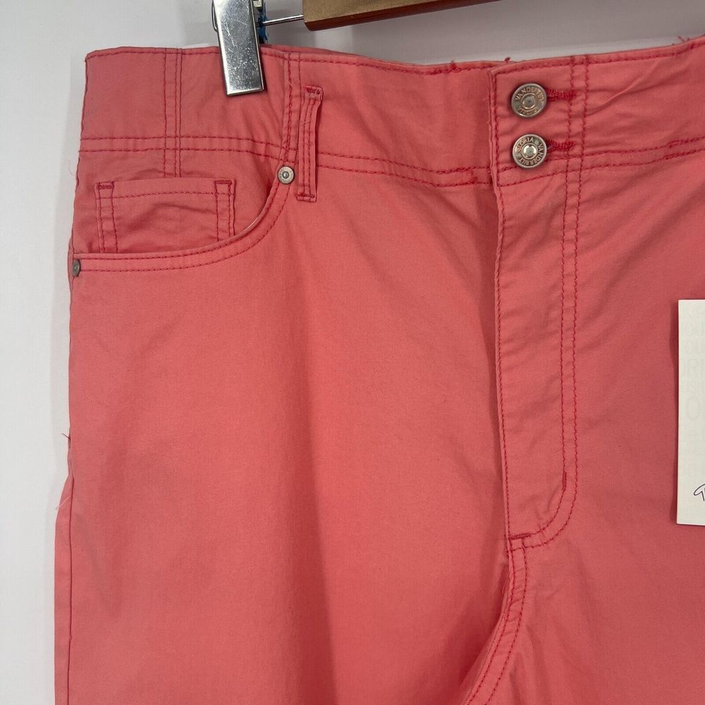 GLORIA VANDERBILT Pants Womens Size 14 Crop Wide Leg Ankle Marjan Rose Pink NWT - Picture 5 of 13
